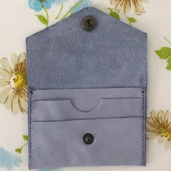 Handmade Genuine Leather Wallet Cardholder - Picture 1 of 5